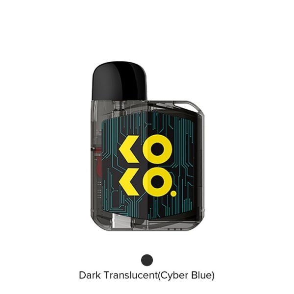 Uwell Caliburn KOKO PRIME VISION DARK TRANSLUCENT CYBER BLUE 600x600 1