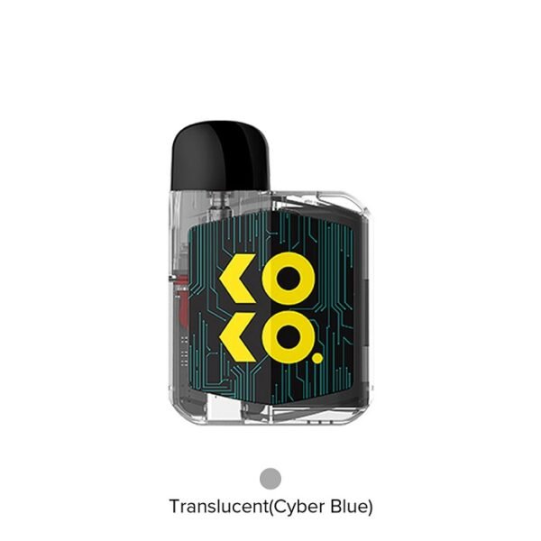 Uwell Caliburn KOKO PRIME VISION TRANSLUCENT CYBER BLUE 600x600 1