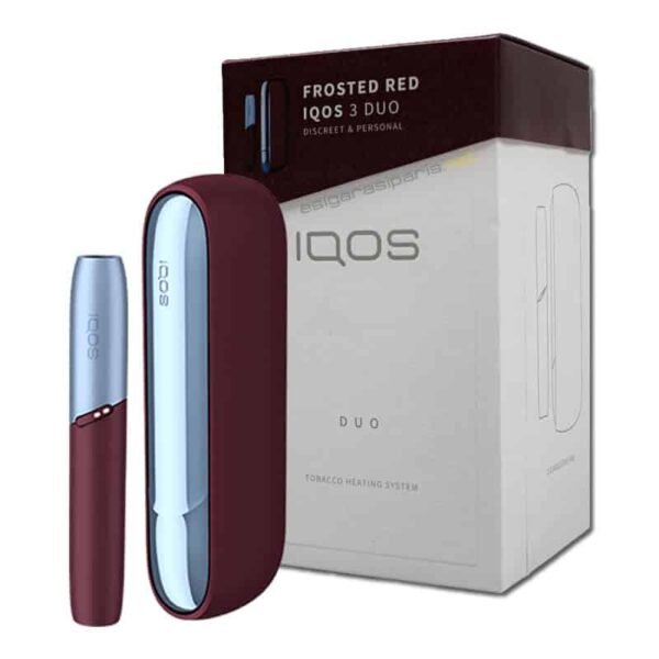 iqos 3 duo frosted red kit