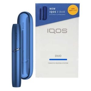 IQOS 3 DUO TOBACCO HEATING SYSTEM – STELLAR BLUE - Image 2