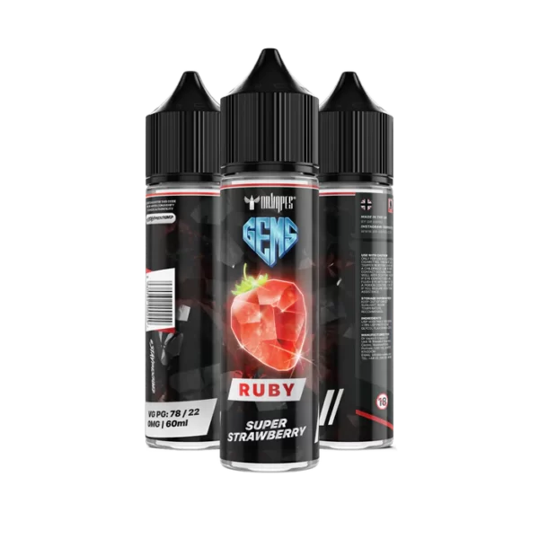 DR VAPES GEMS RUBY SUPER STRAWBERRY 6MG 60ML