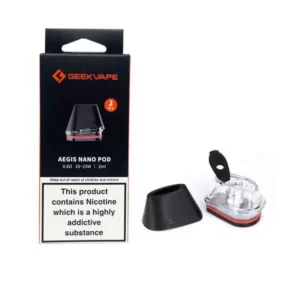 GEEK VAPE AEGIS NANO 0.6,oHM REPLACEMENT PODS ( 2,PCS )