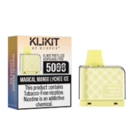 klikit magical mango lychee ice 5000puff with box