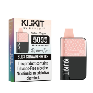 RUFPUF KLIKIT DISPOSABLE SLICK STRAWBERRY ICE 50MG 5000PUFF