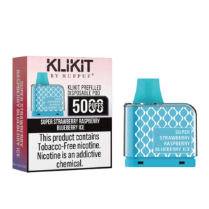 KLIKIT DISPOSABLE SUPER STRAWBERRY RASPBERRY BLUEBERRY ICE 50MG 5000PUFF