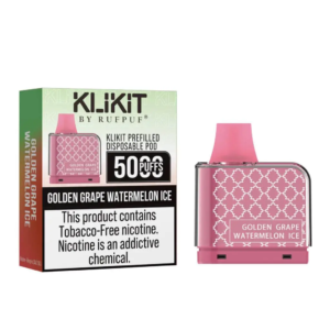 KLIKIT DISPOSABLE POD GOLDEN GRAPE WATERMELON ICE 50MG 5000PUFF