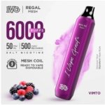 IVG REGAL DISPOSABLE VIMTO 5% 6000PUFF