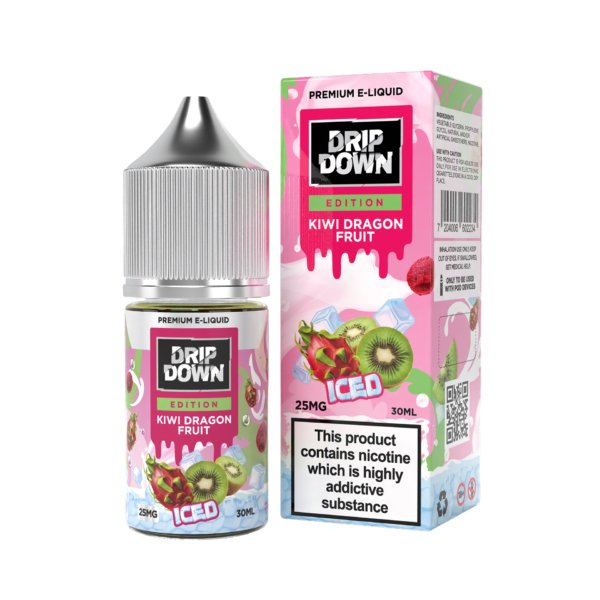 DRIP DOWN EDITION ICE KIWI DRAGON FRUIT 25MG 30ML