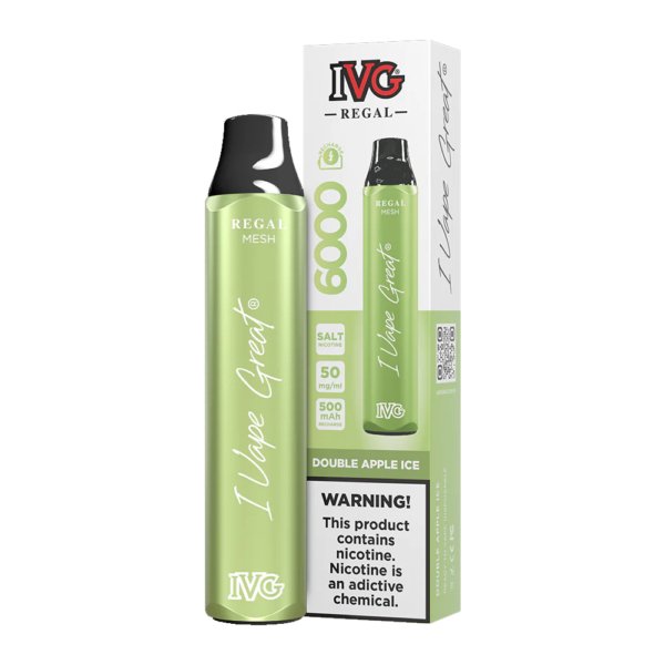 IVG REGAL DISPOSABLE DOUBLE APPLE 5% 6000PUFF