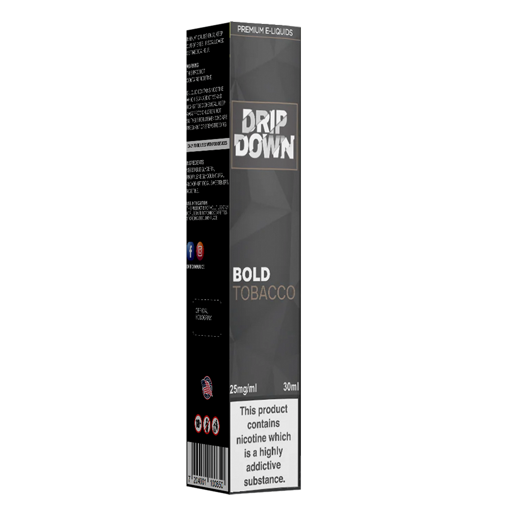 Drip Down Bold Tobacco 50mg 30ml