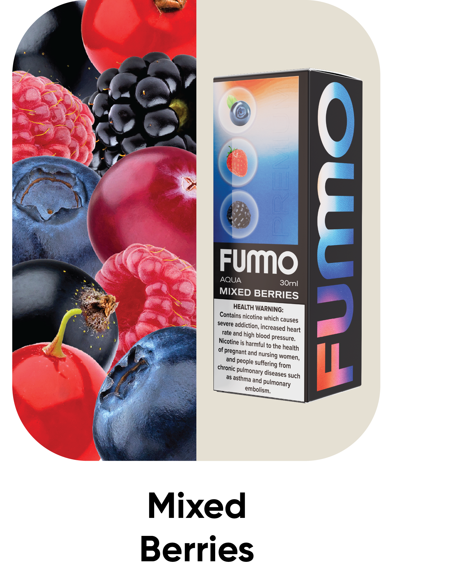 Fumo Aqua Mixed Berries 35mg 30ml