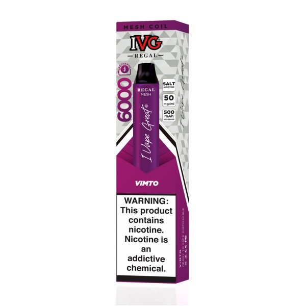 Ivg Regal Disposable Vimto 6000 Puff