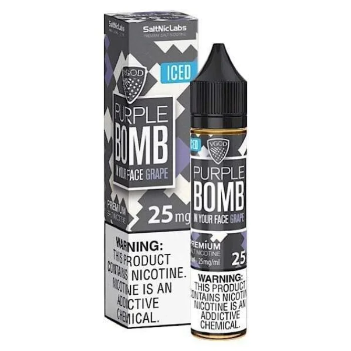 Vgod Iced Purple Bomb 25mg 30ml