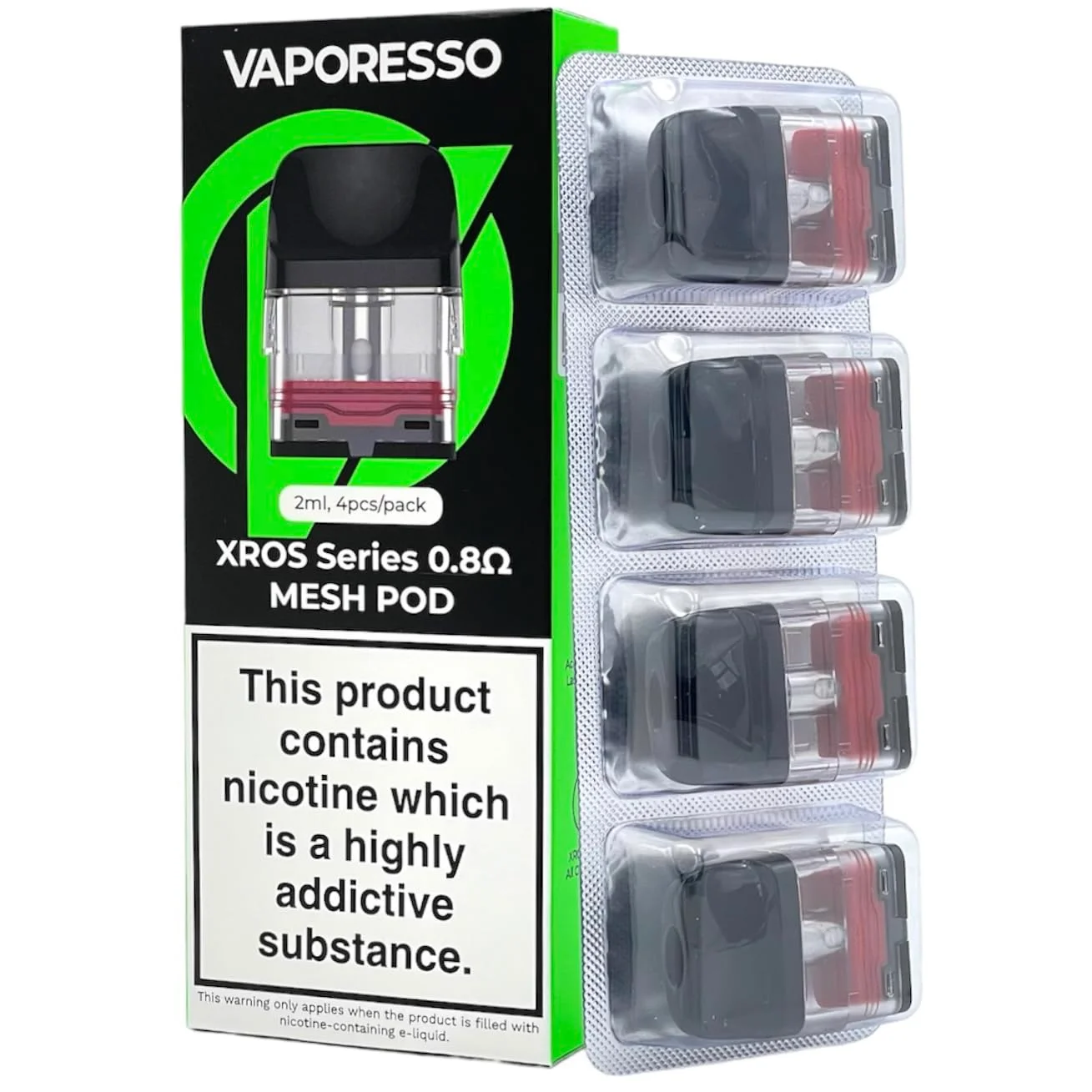 Vaporesso Xros Pod 0.8 Ohm 4 Piece