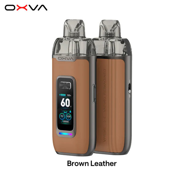 Oxva Vprime Pod Kit Brown Leather