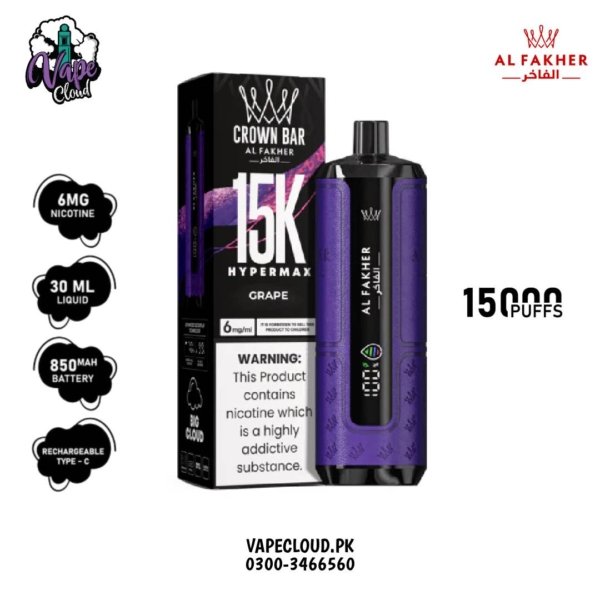 Al Fakher Grape 15K Puff