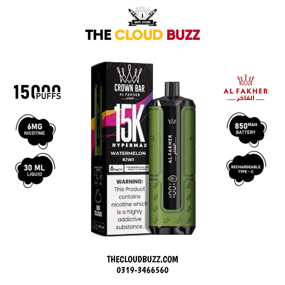 Al Fakher Watermelon Kiwi 15K Puff TCB