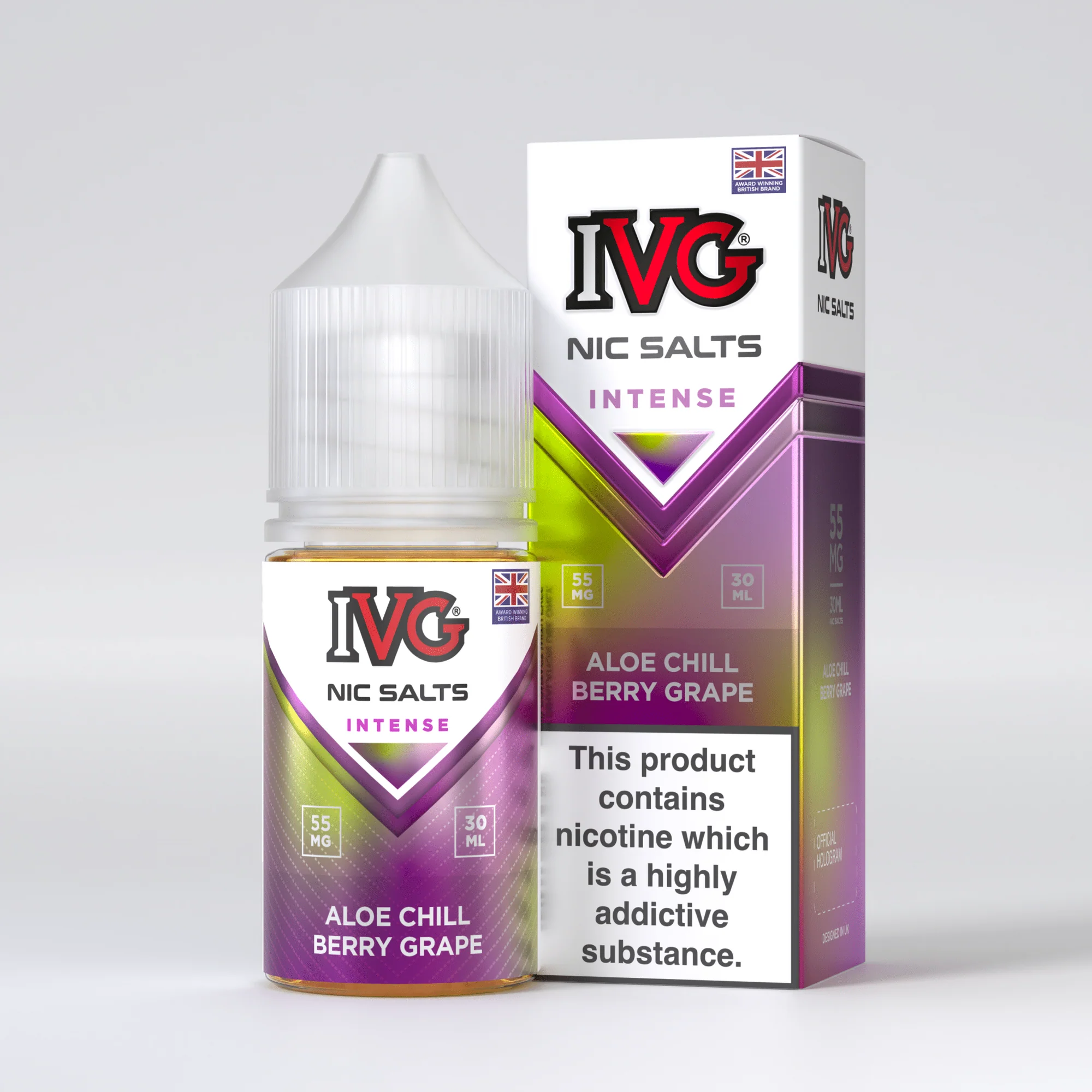 IVG INTENSE ALOE CHILL BERRY GRAPE 35MG 30ML