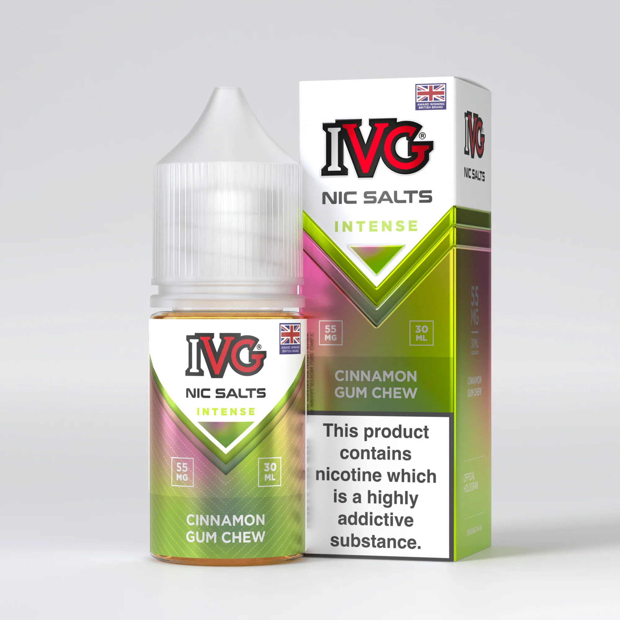 IVG INTENSE CINNAMON GUM CHEW 35MG 30ML